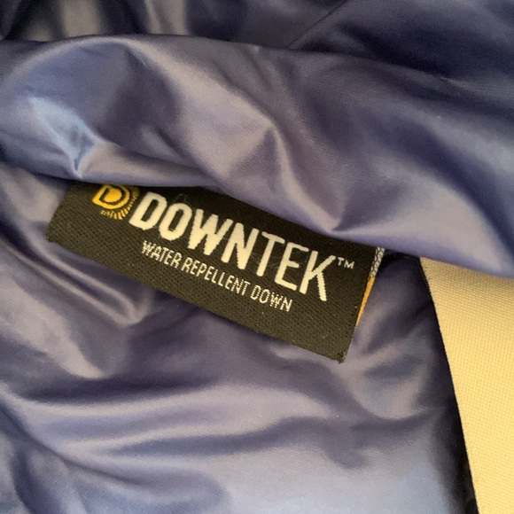 L.L. Bean DownTek 800 Lightweight Down Puffer Coat  Blue Packable Jacket Size XL - Picture 9 of 14